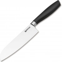 Кухонный нож шефа Bker Core Santoku, 163 мм, сталь X50CrMoV15, рукоять пластик купить в Брянске