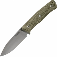 Нож с фиксированным клинком LionSteel B35, сталь Sleipner, рукоять Green canvas micarta купить в Брянске