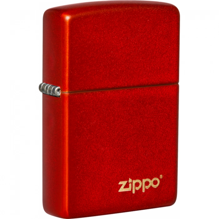 Зажигалка Classic Metallic Red ZIPPO с логотипом Zippo