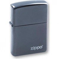 Зажигалка ZIPPO Classic с покрытием Black Ice®, латунь/сталь, чёрная, глянцевая, 36х12х56 мм купить в Брянске