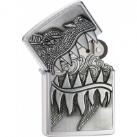 Зажигалка ZIPPO Classic с покрытием Brushed Chrome купить в Брянске