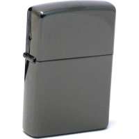 Зажигалка ZIPPO Classic с покрытием Ebony™, латунь/сталь, чёрная, глянцевая, 36x12x56 мм купить в Брянске