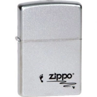 Зажигалка ZIPPO Footprints Satin Chrome, латунь с никеле-хром. покрыт. серебр., матов., 36х56х12 мм купить в Брянске