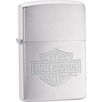 Зажигалка ZIPPO Harley-Davidson®, латунь/сталь с покрытием Brushed Chrome, серебристая, 36х12×56 мм купить в Брянске