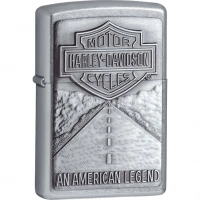 Зажигалка ZIPPO Harley-Davidson® Легенда, с покрытием Street Chrome™ купить в Брянске