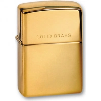 Зажигалка ZIPPO High Polish Brass, латунь, золотистый, глянцевая, 36х56х12 мм купить в Брянске