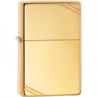 Зажигалка ZIPPO Vintage™ с покрытием High Polish Brass купить в Брянске